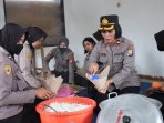 Tanggap Bencana Polres Blitar Kota Bersama Pemkot Dirikan Dapur Umum