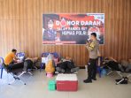 Peringati HUT ke-71 Humas Polri, Polres Madiun Gelar Donor Darah