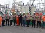 Pastikan Paoskan Listrik Aman Jelang KTT G20, Kapolresta Sidoarjo Tinjau UIT PLN Taman