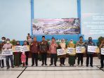Puluhan Guru dan Siswa Korban Bencana Angin Puting Beliung Terima Bantuan dari MKKS SMPN