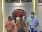 Dua Warga Sidoarjo Ditangkap Satresnarkoba Polrestabes Surabaya