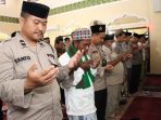 Doakan Korban Gempa Cianjur, Polres Bangkalan Gelar Sholat Ghaib Bersama