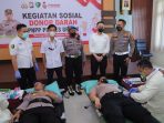 Polres Gresik Gelar Donor Darah Bentuk Kepedulian Kepada Warga Gresik