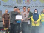 Kapolres Gresik Diganjar Penghargaan ikut Berkontribusi dalam Porprov Jatim 2022