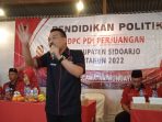 “Tidak Melupakan Jas Merah” ; Tahun 2024 Banteng – Banteng PAC Wonoayu Siap Menangkan PDI Perjuangan