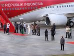 Kapolda Jatim bersama Forkopimda Sambut Presiden Jokowi di Bandara Blimbingsari