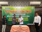 Kejari Kab.Kediri Tanda Tangani MOU Pendampingan Hukum dengan Perum Bulog Kancab Kediri