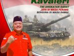 Ketua Fraksi PDI Perjuangan DPRD Kabupaten Sidoarjo Mengucapkan Dirgahayu Kavaleri TNI AD Ke – 73 Tahun