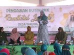 Ning Sasha Hadiri Pengajian Rutin PKK Desa Waung