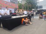 Satresnarkoba Polrestabes surabaya Berhasil Ringkus Pengedar Jaringan Antar Pulau di Stasiun Pasar Turi