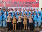 Kapolres Pasuruan Pimpin Upacara Di SMAN 1 Pandaan Dalam Rangka Operasi Bina Kusuma 2023