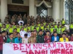 Tiga Tuntutan Diabaikan Gubernur Jambi ,BEM Nusantara Demo lebih besar .