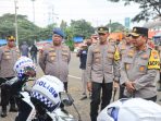 Kapolres Pasuruan Dampingi Kapolda Jatim Mengecek Pos Pelayanan Mudik Hari Raya Idul Fitri