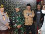Guna Memastikan Kesiapan  Mudik Lebaran Ketua DPRD Magetan Bersama Forkompinda Tinjau Pos Pengamanan