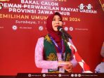 Tepat Tanggal 9, Lia Istifhama Daftar Calon DPD RI ke KPU Jatim