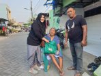 Mbah Salama, Satu dari 250 Penerima Bantuan Paket Sembako Ketum NBI Ternyata Sakit Varises