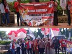 Pro Rakyat Bersatu Indonesia Jaya (PRBIJ) ; Kirab Lahirnya Pancasila Di Tugu Pahlawan Surabaya