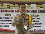 Kapolres AKBP Teguh Priyo Wasono Pimpin Acara Pisah Kenal