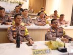 Kapolres AKBP Teguh Priyo Wasono Ikuti Zoom Meeting Penyerahan Laporan Hasil Pemeriksaan BPK RI.