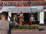 Kapolres Pasuruan Pimpin Upacara Korp Rapor Kenaikan Pangkat Pengabdian Dan Pemberian Reward Kepada Anggota Berprestasi