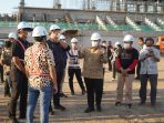 Pastikan Sesuai Target, Bupati Kediri Kunjungi Proyek Strategis Bersama Menpora