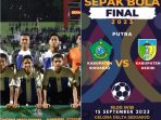 Final Lawan Kabupaten Kediri, Bupati Gus Muhdlor Optimis Sepak Bola Putra Sidoarjo Tampil Juara