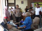 Sat Lantas Polres Sumenep Gelar Donor Darah dalam rangka Memperingati HUT Sat Lantas Ke – 68 tahun 2023