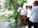 Sidak Wabup Subandi minta Sungai di Delta Sari Waru Segera Dinormalisasi