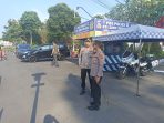 Kapolres Badung AKBP Teguh Priyo Wasono Pantau Pengaturan Arus Lalu Lintas