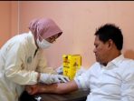 Untuk Memastikan Kesahatan Yang Baik Pimpinan Dan Anggota DPRD Magetan jalani Medical Check Up