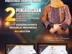 Jatim Provinsi Terbaik dalam Pemanfaatan Jaringan Intra Pemerintah dan Pemanfaatan Pusat Data Nasional, Gubernur Khofifah: Komitmen Kami Lakukan Transformasi Digital