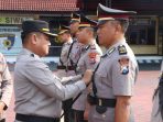 Kapolres Pimpin Upacara Pengukuhan dan Sertijab Beberapa Pejabat Polres Ngawi