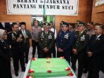 Kapolres Lumajang Bersama Forkopimda Berikan Kejutan Saat Dirgahayu HUT TNI ke-78.