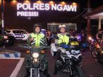 Sinergitas Polres Ngawi Laksanakan Patroli Bersama TNI Amankan Pilkades Serentak