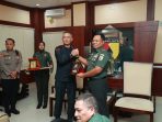 Sinergitas TNI-Polri Kawal Pemilu Damai 2024, Kapolda Jatim Kunjungi Kodam V Brawijaya