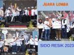 Awarding Sido Resik 2023, Desa Kedungcangkring Juara I Raih Hadiah 1 Unit Mobil Pickup dan Uang Rp.100 Juta