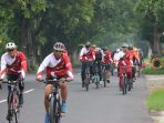 Gowes Bareng, Polres Magetan Perkuat Imunitas dan Kebersamaan