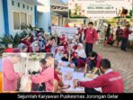 Canangkan Zero Stunting, Jajaran Puskesmas Jorongan Bagikan Ratusan Paket Daging Kurban