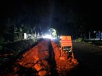 Kurangnya Lampu Penerangan Dan Rambu Rambu Proyek Pemeliharaan Jalan Mojopurno – Genengan Sering Terjadi Lakalantas