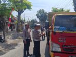 Polres Ponorogo Gelar Pemeriksaan Kendaraan Umum dan Angkutan Barang