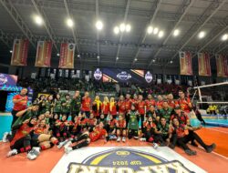 Tim Voli Putra Putri Polda Jatim Raih Tiket Babak Final di Kapolri Cup 2024