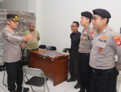 Pengecekan Gudang Logistik dalam Rangka Operasi Kepolisian Kewilayahan “Mantap Praja Jaya 2024” oleh Polres Metro Jakarta Utara