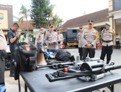 Polres Kediri Kota Pastikan Kesiapan Pilkada, Cek Kendaraan Dinas dan Almatsus