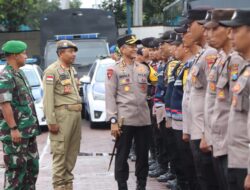 Polres Trenggalek Gelar Apel Gabungan, Pastikan Keamanan Kondusif Saat Pelantikan Presiden dan Wapres Terpilih