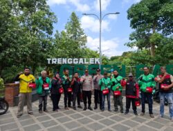 Gandeng Komunitas Ojek Online Trenggalek, Polres Trenggalek Dorong Partisipasi Wujudkan Pilkada Serentak Aman dan Damai