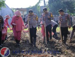 Kapolres Madiun Dukung Program ASTA CITA Presiden Prabowo dengan Penanaman Jagung