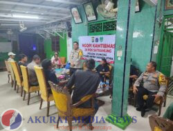 Ngopi Kamtibmas Polsek Cilincing di Pondok Pesantren Ash Sholihin Al – Abror RW 10 Kelurahan Rorotan