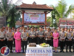 Sebanyak 63 Personel Polres Badung Mendapat Kenaikan Pangkat