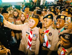 Gubernur Khofifah Ajak  Pramuka Lebih Produktif dan Kontributif