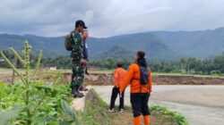 BPBD Datangi Lokasi Saluran Irigasi yang Jebol, Bisa Ancam Rumah dan Sawah Warga